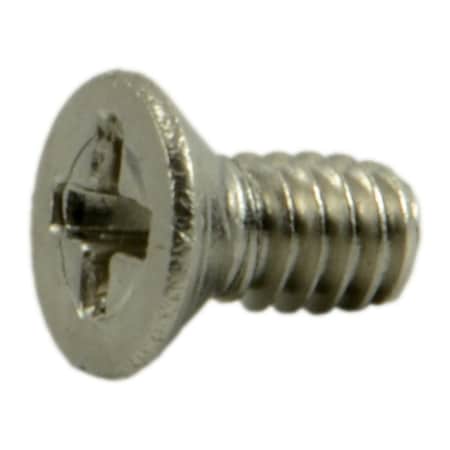 Midwest Fastener #0-80 x 1/8 in Phillips Flat Machine Screw, Plain 18-8 Stainless Steel, 25 PK 64084